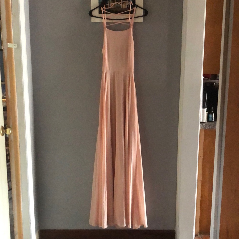 Light pink formal dress